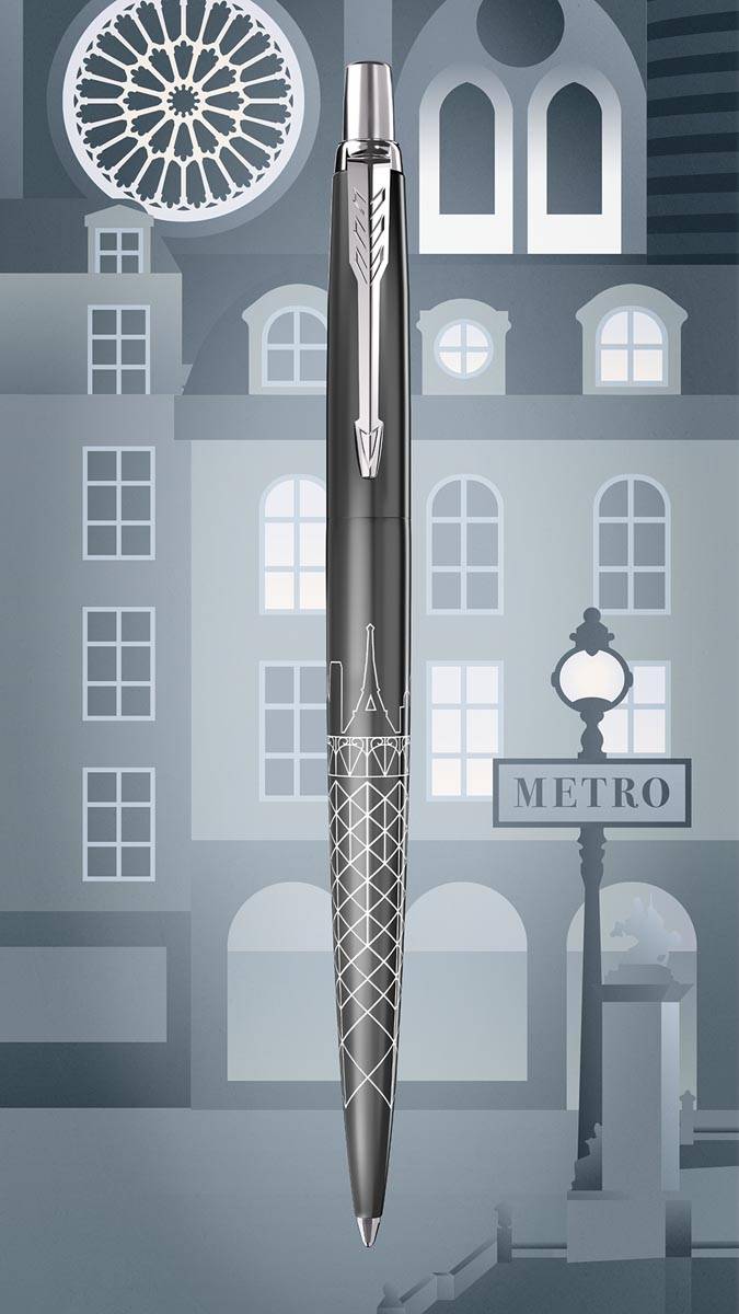 Parker Jotter balpen, special edition Parijs, medium, in giftbox