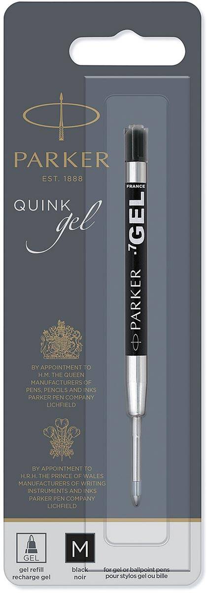 Parker Quink vulling voor balpen medium, zwart, op blister