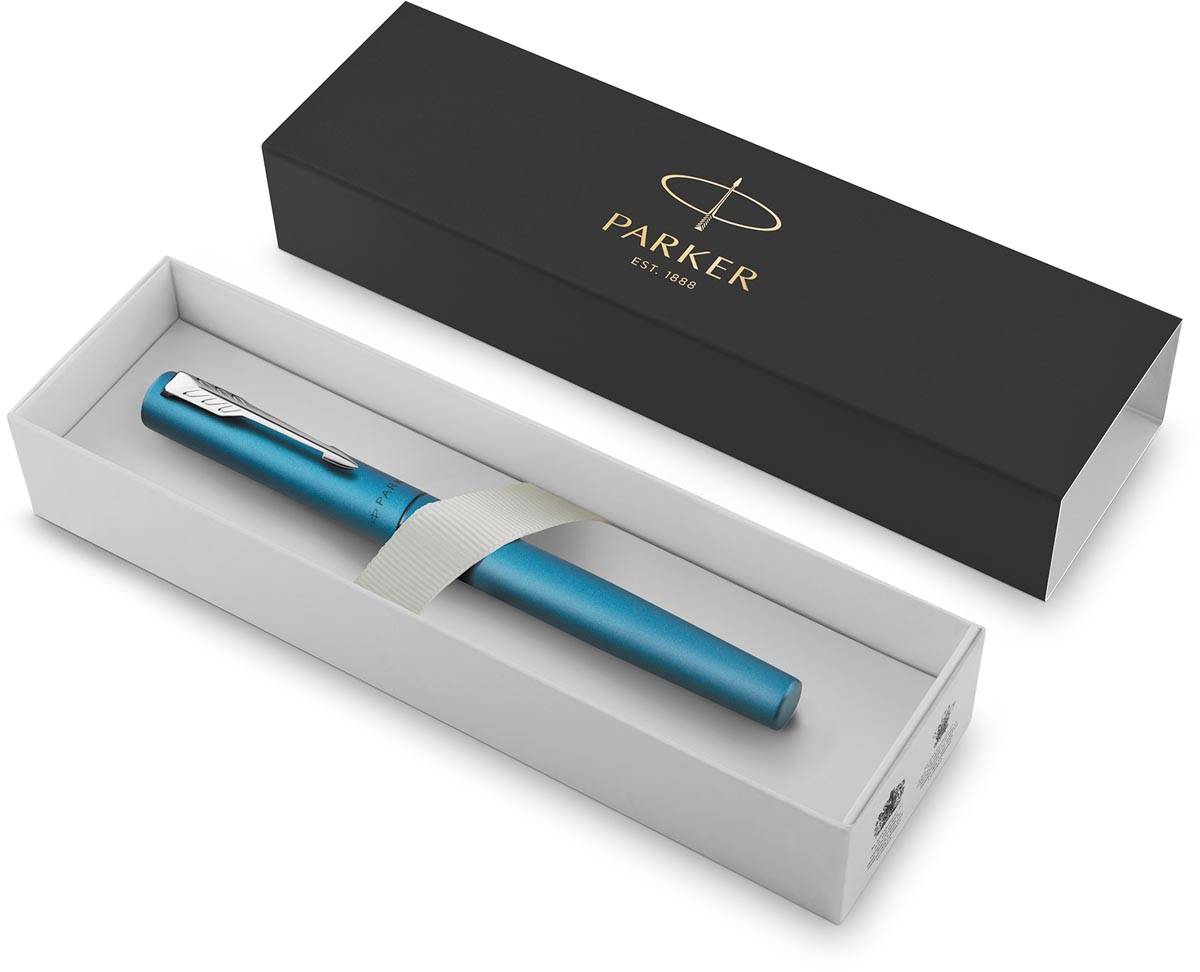 Parker roller Vector XL, fijn, in giftbox, turkoois