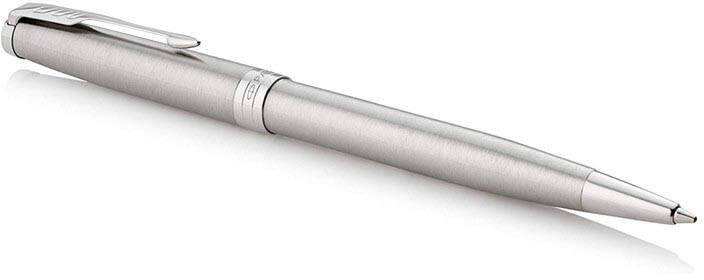 Parker Sonnet balpen, Stainless Steel CT, medium, in giftbox