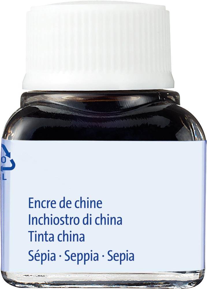 Pelikan Oost-Indische inkt sepia, flesje van 10 ml