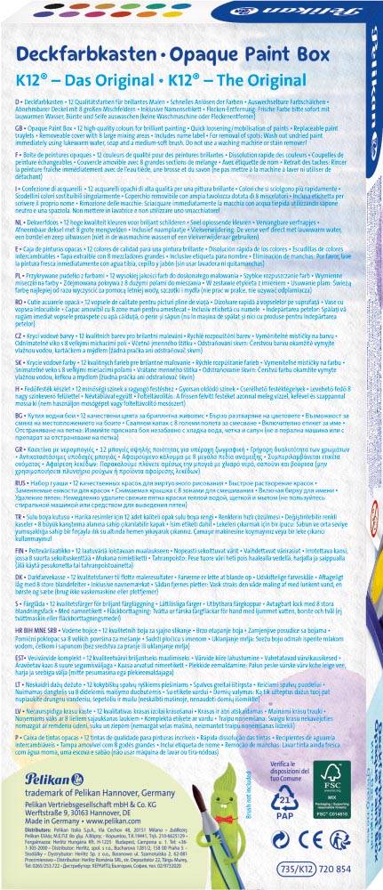 Pelikan verfdoos plakkaatverf