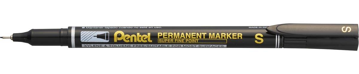 Pentel permanente marker NFS410, zwart