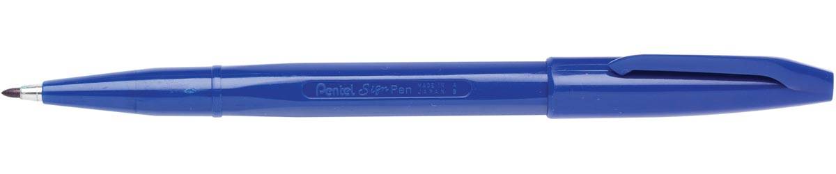 Pentel Sign Pen S520, blister van 4 stuks in geassorteerde kleuren