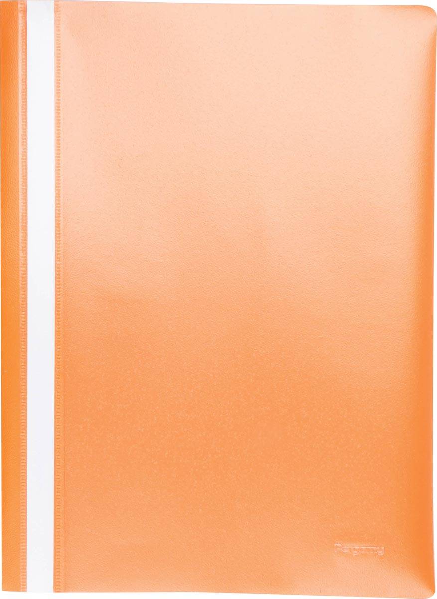 Pergamy snelhechtmap, ft A4, PP, pak van 25 stuks, oranje