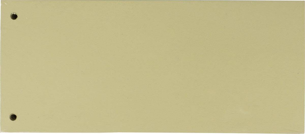 Pergamy verdeelstroken, pak van 100 stuks, geel