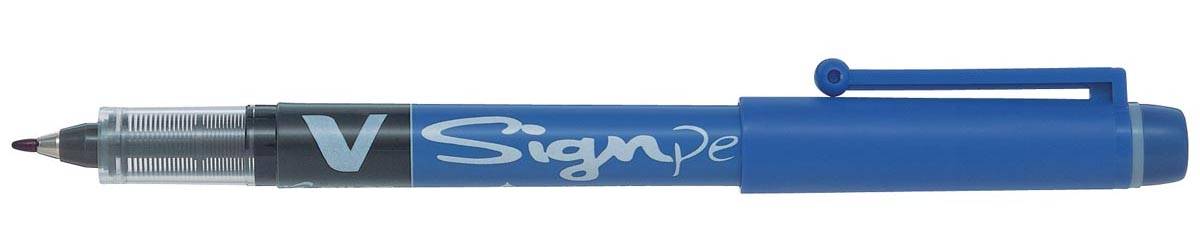 Pilot Fineliner V-Sign Pen blauw