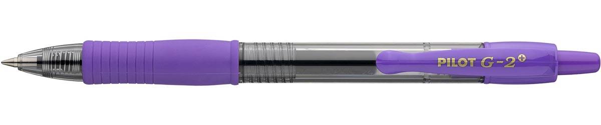 Pilot G-2-07 Plus roller, medium, violet