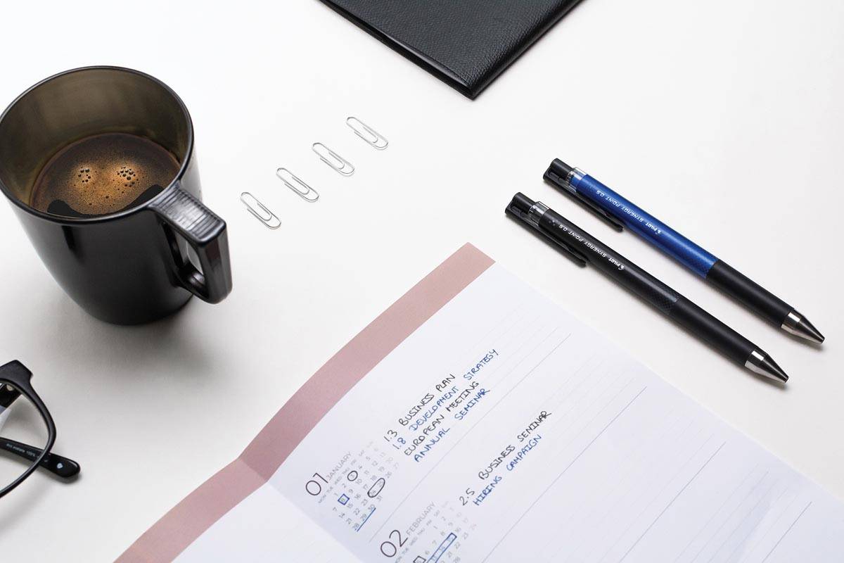 Pilot Gelroller Synergy Point zwart