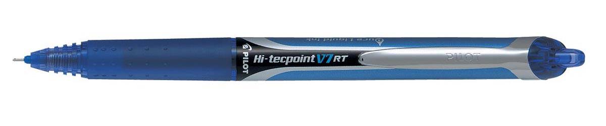 Pilot Roller Hi-Tecpoint V7 RT Retractable, schrijfbreedte 0,35 mm, blauw