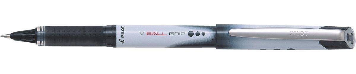 Pilot roller V-BALL Grip, fijne punt 0,5 mm, zwart