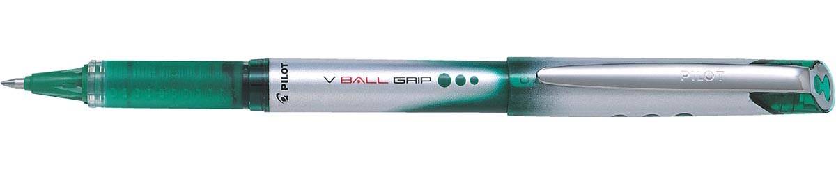 Pilot roller V-BALL Grip, medium punt 0,7 mm, groen