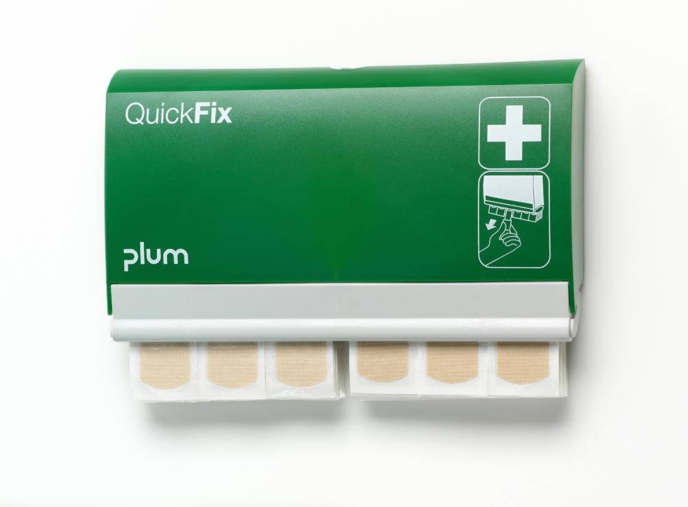 Plum QuickFix pleisterautomaat, inclusief 2 x 45 elastische pleisters
