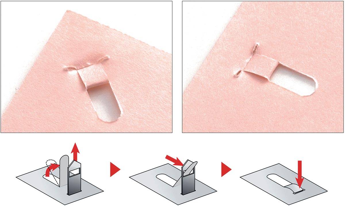 Plus nietloze nietmachine, roze