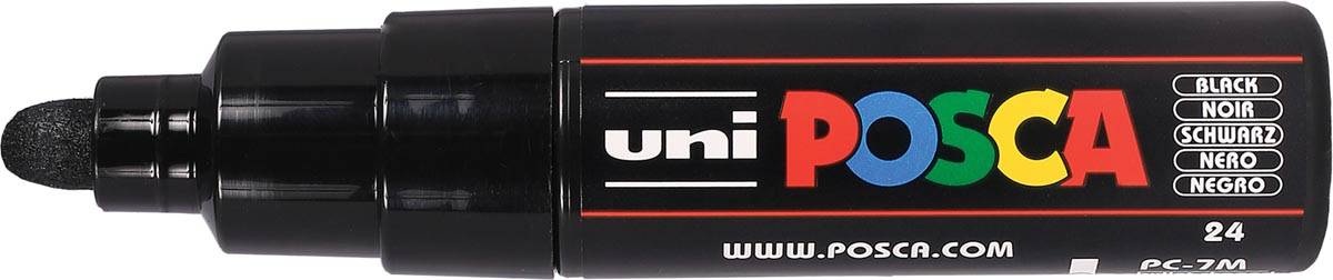 Posca paintmarker PC-7M zwart
