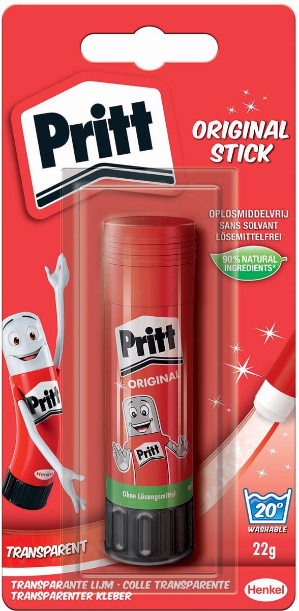 Pritt plakstift 22 g, op blister