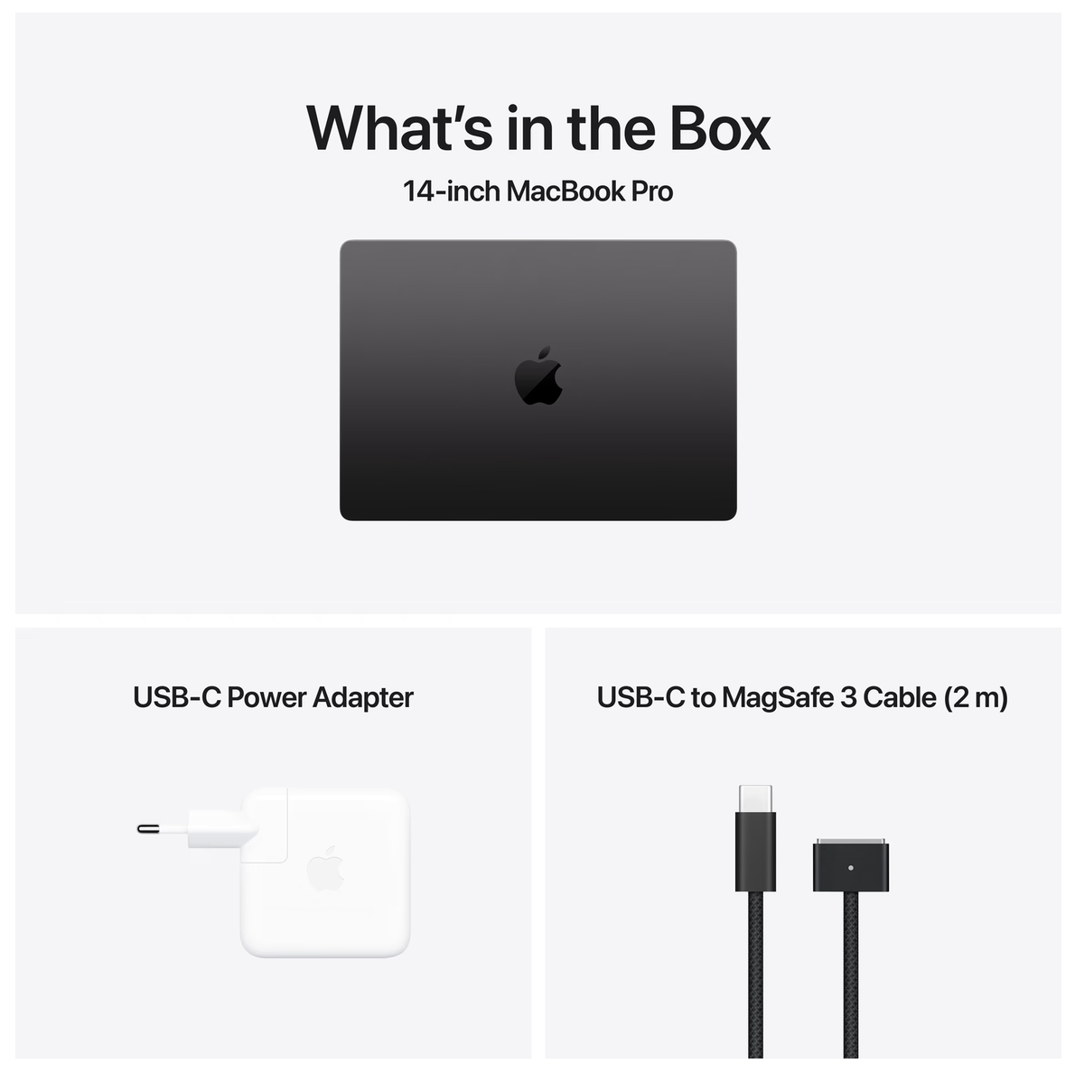 Apple MacBook Pro 14 inch (2024)  M4 (10 core CPU/10 core GPU) 16GB/512GB Spacezwart, QWERTY