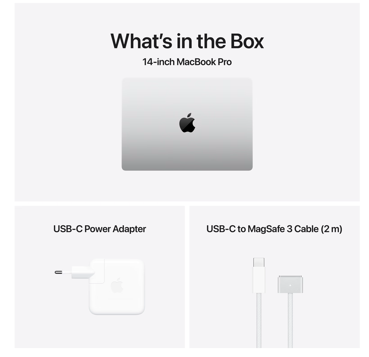 Apple MacBook Pro (2024) 14inch  M4 10‑core CPU, 10‑core GPU, 16GB ram, 512GB Zilver, QWERTY