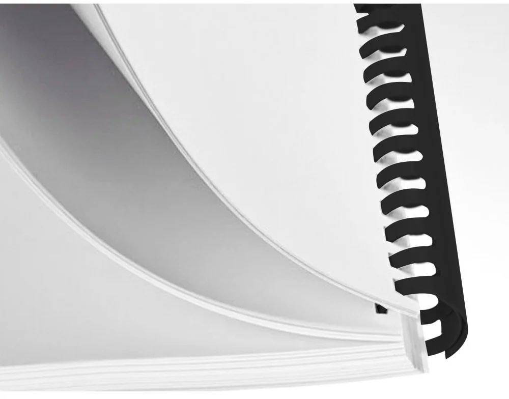 Q-CONNECT bindrug 6mm 21 rings 100 stuks zwart