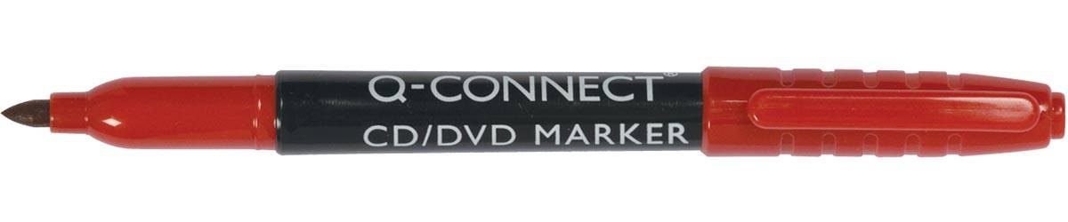 Q-CONNECT CD-DVD marker, fijn, rood