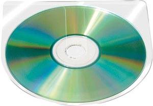 Q-CONNECT CD hoes zelfklevend PP 100 stuks