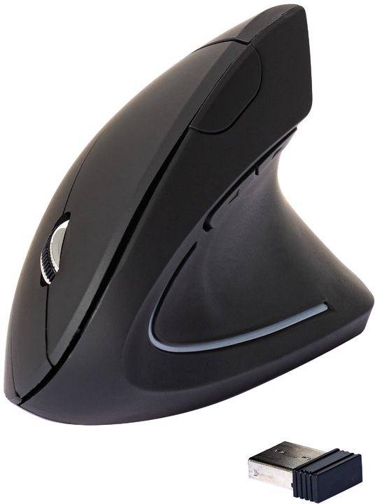 Q-CONNECT ergonomische muis, voor rechtshandigen, draadloos