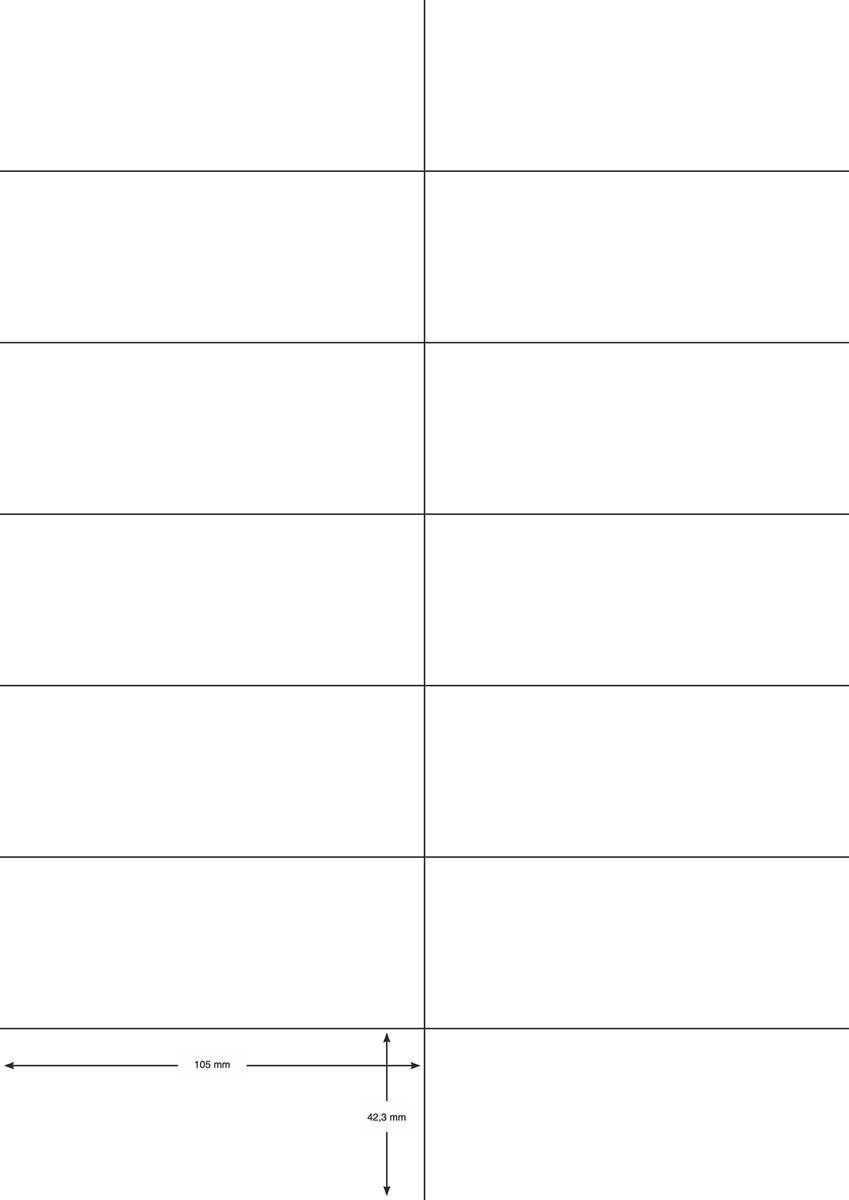 Q-CONNECT etiketten, wit, rechte hoeken, 105 x 42,3 mm, 100 vel, 14 etiketten per vel