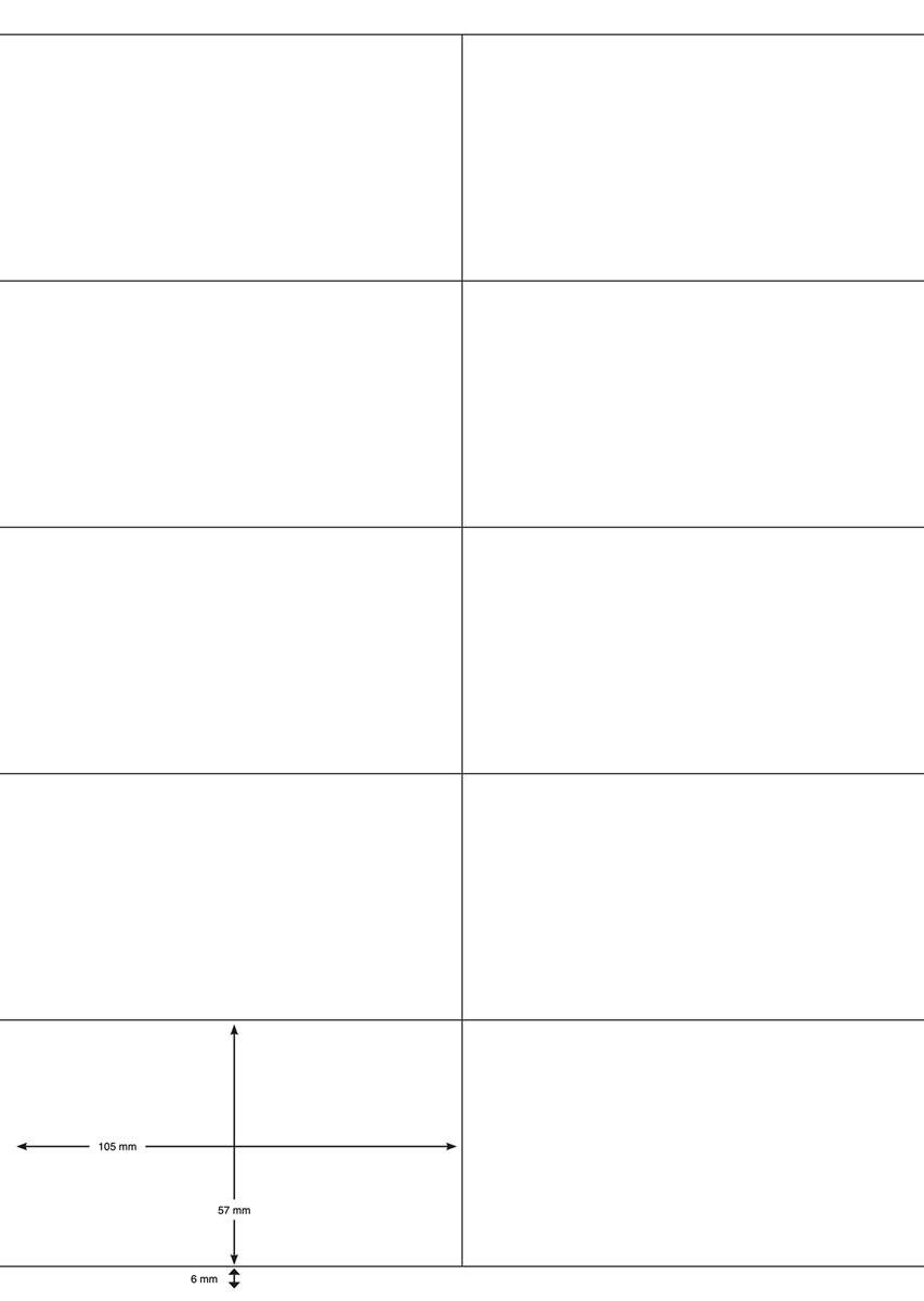 Q-CONNECT etiketten, wit, rechte hoeken, 105 x 57 mm, 100 vel, 10 etiketten per vel