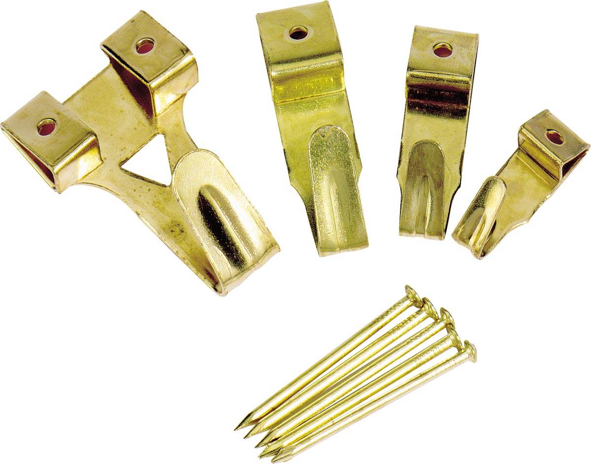 Q-CONNECT foto haak staal doos van 20 stuks