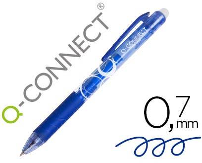 Q-CONNECT gelroller, uitwisbaar, blauw