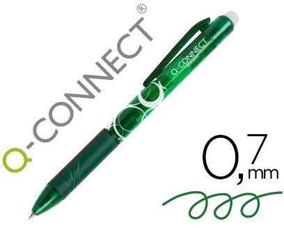 Q-CONNECT gelroller, uitwisbaar, groen