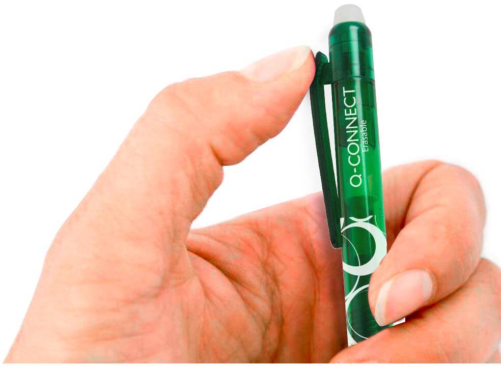 Q-CONNECT gelroller, uitwisbaar, groen