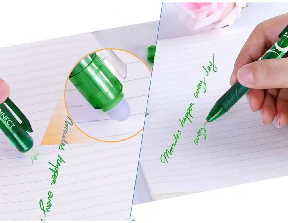 Q-CONNECT gelroller, uitwisbaar, groen