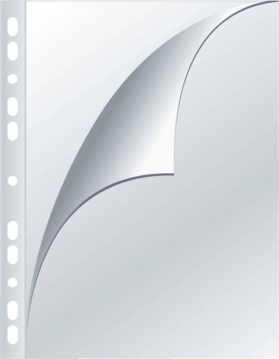 Q-CONNECT geperforeerde showtas A4 11-gaatsperforatie gekorreld 80 micron pak van 100 stuks