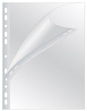 Q-CONNECT geperforeerde showtas A4 11-gaatsperforatie PP gekorreld pak van 100 stuks