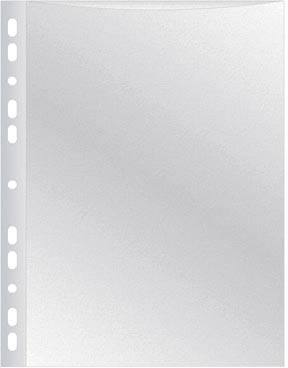 Q-CONNECT geperforeerde showtas A4 8-gaatsperforatie gekorreld 50 micron pak van 10 stuks