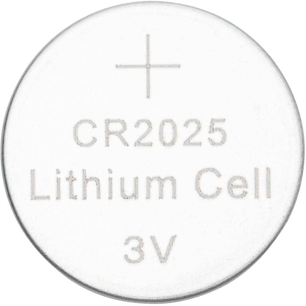 Q-CONNECT knoopcel CR2025, blister van 4 stuks