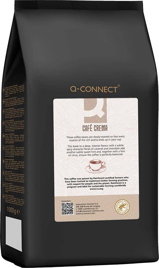 Q-CONNECT koffiebonen Café Crema, pak van 1 kg