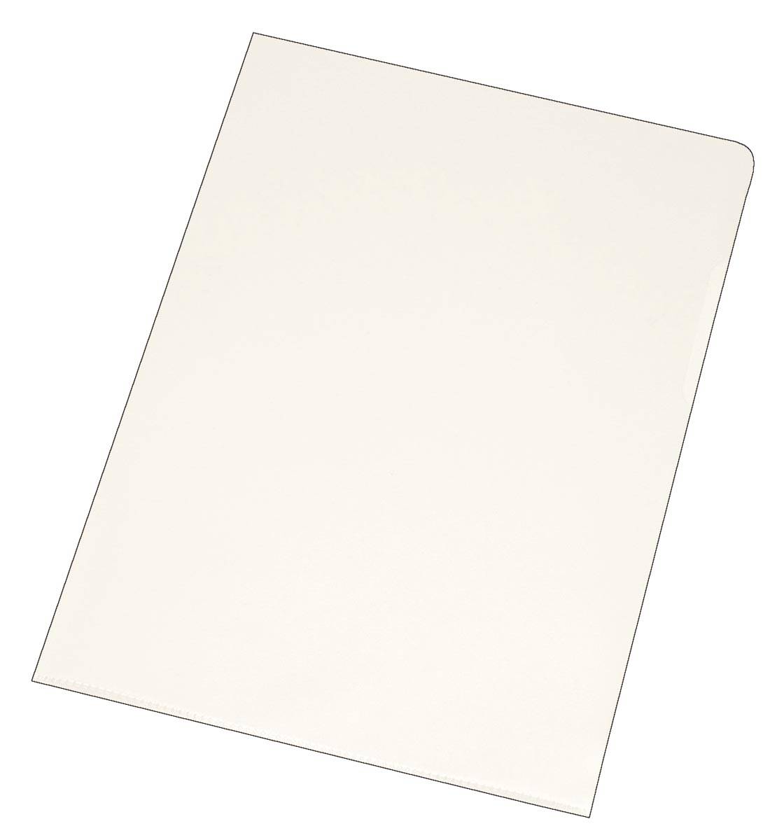 Q-CONNECT L-map, gekorreld, 120 micron, pak van 100 stuks