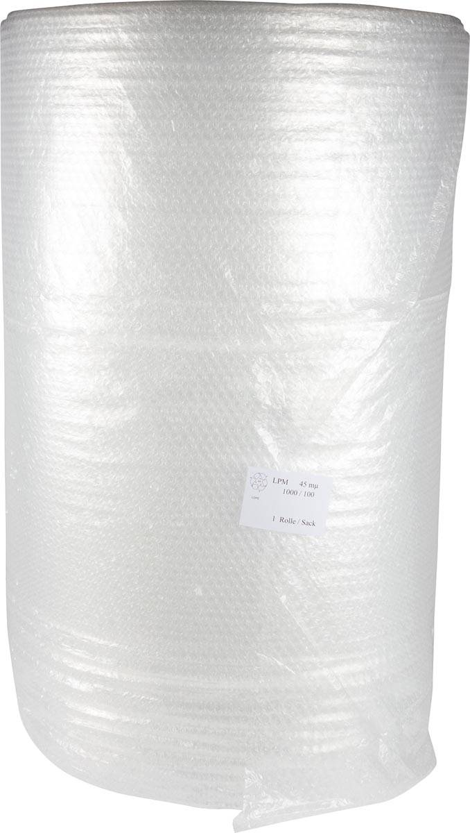 Q-CONNECT luchtkussenfolie 100 cm x 100 meter transparant