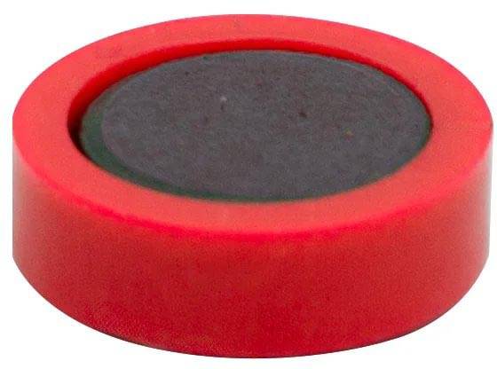Q-CONNECT magneten, 20 mm, rood, pak van 10 stuks