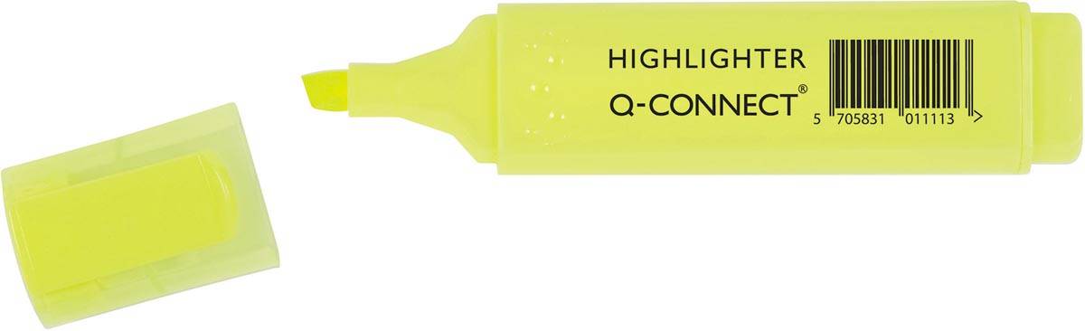 Q-CONNECT markeerstift, geel