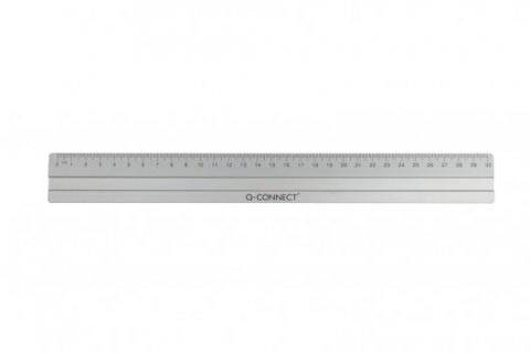 Q-CONNECT meetlat, aluminium, 30 cm