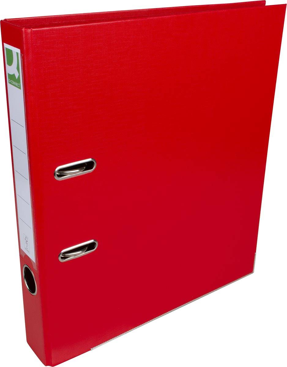 Q-CONNECT ordner, voor ft A4, volledig uit PP, rug van 5 cm, rood