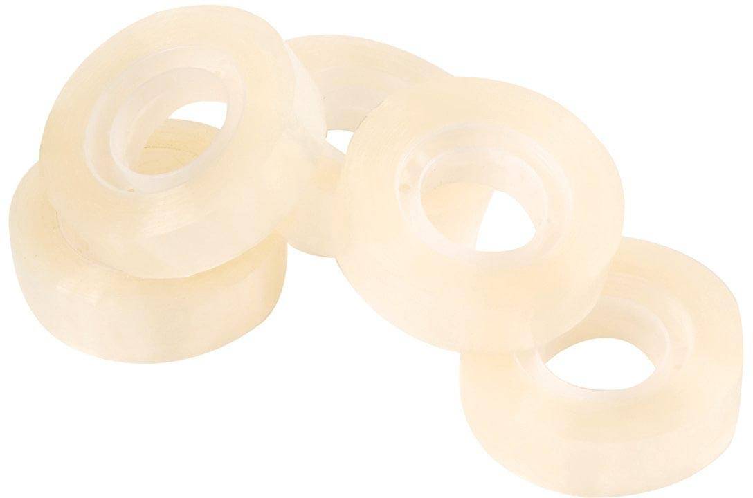 Q-CONNECT plakband, PP, ft 12 mm x 30 m, pak van 12 stuks