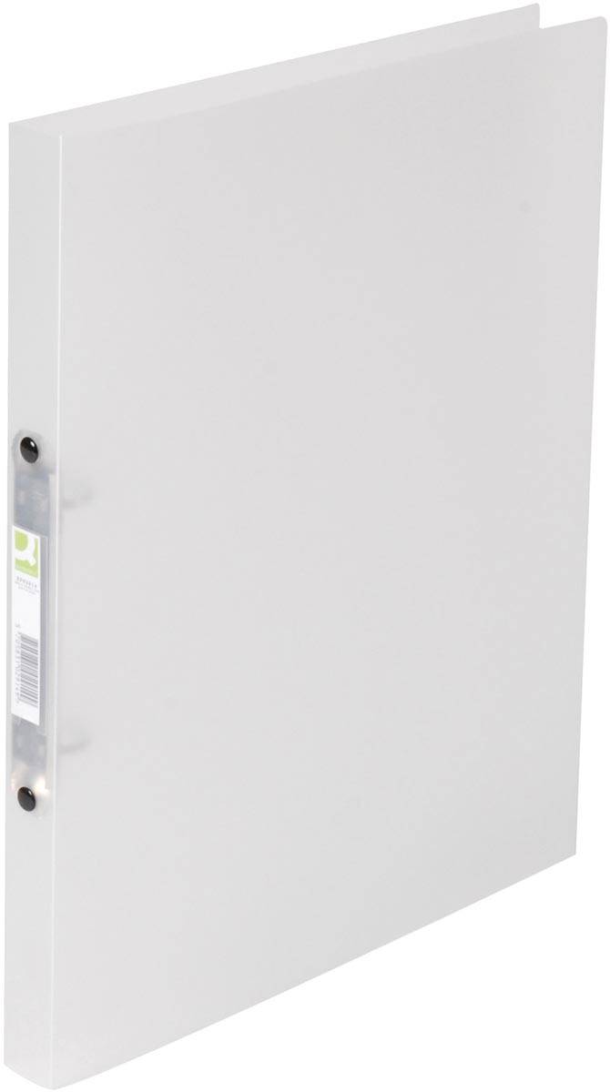 Q-CONNECT ringmap, PP, 2 ringen, 16 mm, transparant