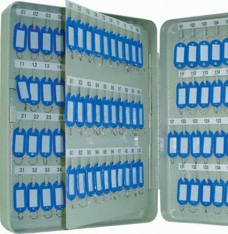 Q-CONNECT sleutelkast voor 140 sleutelhangers grijs