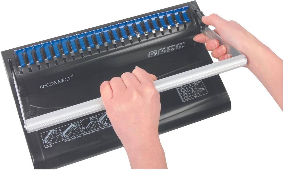 Q-CONNECT standaard manuele inbindmachine