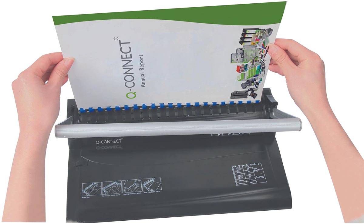 Q-CONNECT standaard manuele inbindmachine