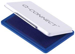 Q-CONNECT stempelkussen, ft 110 x 70 mm, blauw